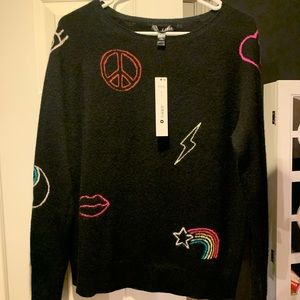 NWT AQUA by Bloomingdales 100% Cashmere Sweater